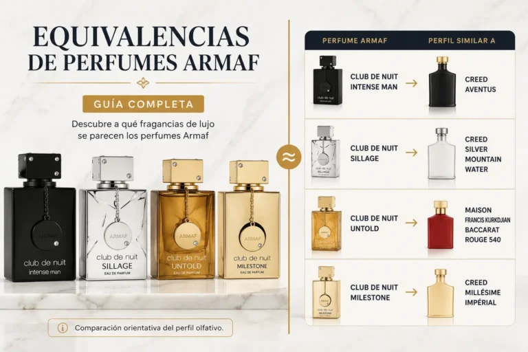Equivalencias de Perfumes Armaf